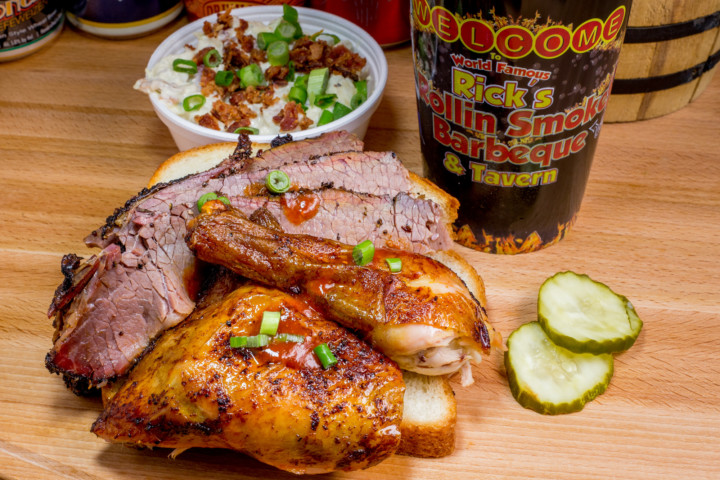 Duo Plate Combo: Brisket and Chicken